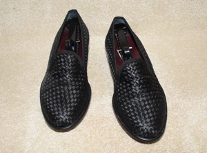 GORGEOUS BRAGANO "ITALY MADE" WOVEN LOAFERS 9.5 M $795 - Picture 1 of 8