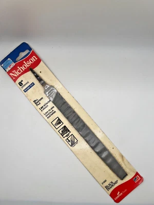 Nuevo de Lote Antiguo Nicholson 8" Molino de Corte Único Bastardo Archivo EE. UU. Foto 1 de 4