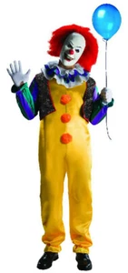 IT the Movie: Disfraz de lujo de Pennywise para adulto con máscara XL - Imagen 1 de 4