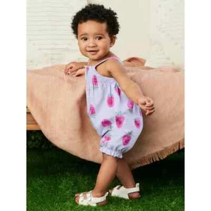 Carter's Baby/Toddler Girls' Cotton Romper/Jumpsuit NB-24M $6.99 - Picture 1 of 20
