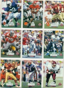 NFL - FOOTBALL TRADING CARD LOT - 21 VERSCHIEDENE KARTEN - DRAFT - 1995 - CLASSIC - Bild 1 von 4
