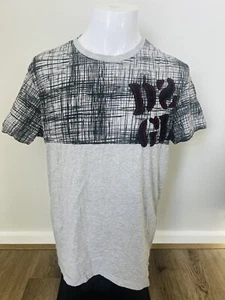 Desigual T Tee Shirt Mens Large L Tee GREY - Picture 1 of 5