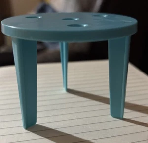 Replacement Teal Coffee Snacks Table For Barbie Dreamhouse HXM-10 New - Picture 1 of 2