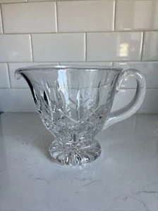 Waterford Lismore Cut Crystal FOOTED PITCHER JUG 6 Inch 32 Ounce - Picture 1 of 4