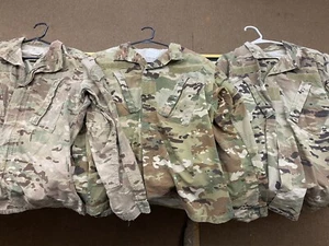 (LOTE DE 5) Chaqueta Multicam Pequeña Regular Top Verano Material Ejército Uniforme USGI - Imagen 1 de 5