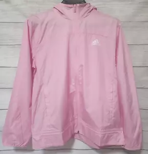 Adidas Women's Size Medium Aeroready Full-Zip Lightweight Windbreaker Jacket - Picture 1 of 12
