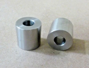 3/8" ID X 7/8" OD X 7/8" TALL STAINLESS STEEL STANDOFF / SPACER / BUSHING 2Pcs - Picture 1 of 1