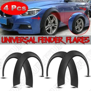 4Pcs 800mm Universal Flexible Car Fender Flares Extra Wide Body Wheel Arches - Picture 1 of 12