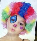 Halloween Wig Kids Rainbow Multi Color Clown Afro Curly Costume Accessory