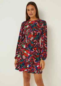 * BNWT ET VOUS Vintage Retro Inspired Print Dress Party size 12 (G813/406)