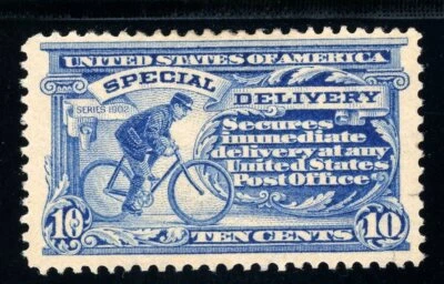 USAstamps Unused VF US 1902 Special Delivery Scott E6 OG MVLH - Image 1 of 2