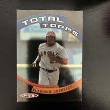 2005 Topps Total Vladimir Guerrero #TT-VG Los Angeles Angels of Anaheim HOF