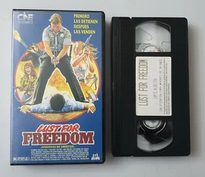 VHS: ANSIOSAS DE LIBERTAD 1987 US aka LUST FOR FREEDOM Troma 1° Edicion  - Bild 1 von 3
