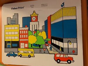 Fisher Price - City Wood Puzzle #557 - Ages 2-4 - 12 pieces 
