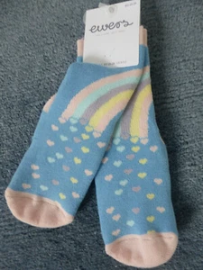 ewers Stoppersocken, ABS Antirutsch Socken, Stoppi Socks,hellblau, Regenb. NEU!