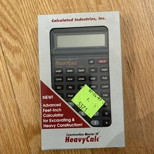 Calculated Industries HeavyCalc, #4315 NIB - Picture 1 of 4