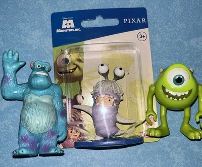 迪士尼皮克斯怪物公司 人物 3 件套 Sulley、Mike Wazowski、Boo — 第 1/4 张图片