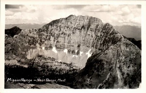 POSTCARD RPPC MISSION RANGE NEAR RONAN MONTANA - Picture 1 of 2