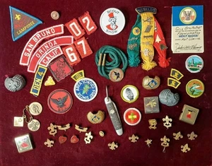 #5 BSA Boy Scouts Insignias, Alfileres, Corbatas de Bufanda, Insignias de Cinturón, Cuchillo, Bolo, Lote Webelo - Imagen 1 de 24