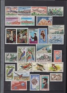 French Africa Mostly 1960's Better Selection 66 Stamps Mint Good Airmails CV$280 - Picture 1 of 3