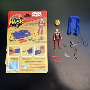 Kenner MASK Matt Trakker Coast Patrol Marine Adventure 1986 con tarjeta blister suelta - Imagen 1 de 7
