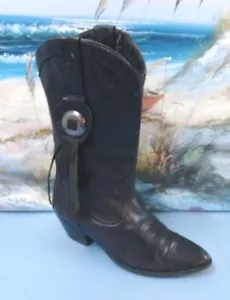 AMAZONAS Women's Black Western Style Boots Size 5 M Style 10730 - Picture 1 of 11
