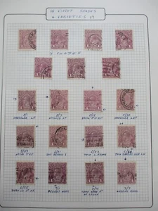 KGV Stamps: Variety Used- Great Item, Must Have! (M977) - Picture 1 of 1