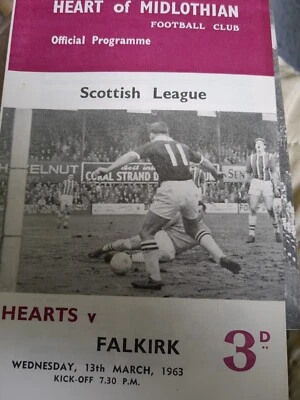 Scottish League Hearts v Falkirk 13.3.1963 - Image 1 of 3