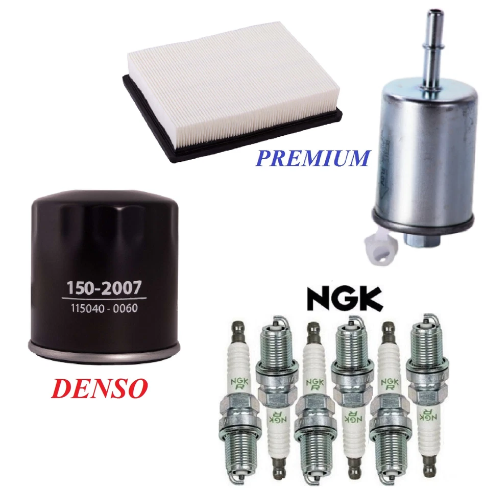 Tune Up Kit Air Oil Fuel Filters Plugs For CHEVROLET CAVALIER L4 2.4L 1996-2002 - Image 1 of 1