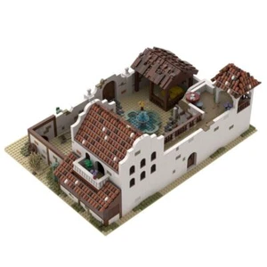 Mexican Style Old Town Courtyard Villa Model 3583 Pieces for Age 14+ MOC-78800 - Picture 1 of 6