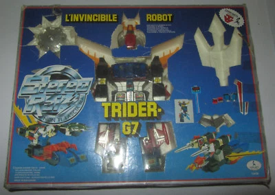 Trider G7 Invincibile Robot Testa Magnetica Ceppiratti no Tridente SPESE GRATIS - Immagine 1 di 4