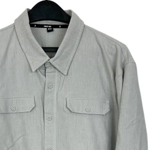 Public Rec Mens XL Stretch Thermal Tech Cotton Rayon Button Down Long Sleeve - Picture 1 of 7