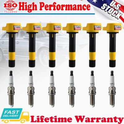 For Honda Odyssey Accord 3.5L Acura RL 3.7L V6 6 Ignition Coil UF603 2009 2010 - Image 1 of 4
