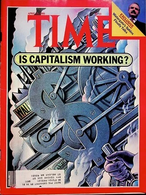 VTG 1980 TIME MAGAZINE - IS CAPITALISM WORKING? APRIL 21 VOL.115 NO.16 - Image 1 of 4