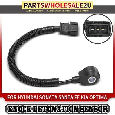 Ignition Knock Detonation Sensor for Hyundai Santa Fe 2001-2006 Tiburon Sonata - Image 1 of 4