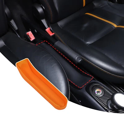 Organizador de caixa de armazenamento freio de mão central laranja para Benz Smart Fortwo 451 2009-15 - Imagem 1 de 4