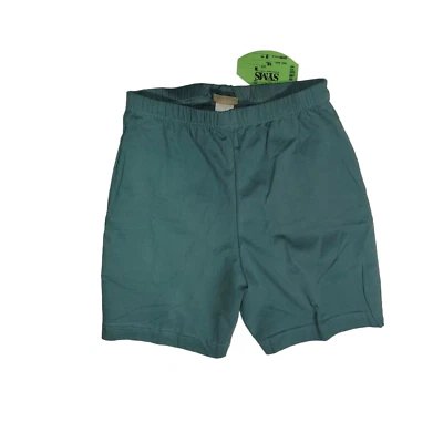 Shorts de motociclista feminino Barry's Maikov anos 90 novo com etiquetas azul-petróleo dança academia alegria Athleisure - Imagem 1 de 4