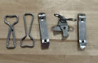 Lot of 5 Vintage Can &amp; Bottle Openers,coors light , Safety Roll Jr - USA