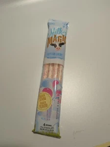 Milch magische aromatisierte Strohhalme - Baumwolle Süßigkeiten 4 Strohhalme - Bild 1 von 1