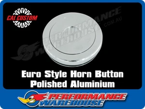 EL BOTÓN DE BOCINA DE ALUMINIO PULIDO ESTILO EUROPEO SE ADAPTA A LOS VOLANTES DE 9 PERNOS - Imagen 1 de 4