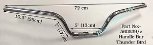 72cm langer UNIVERSAL CHROM 22MM 7/8'' LENKER Thunderbird MOTORRAD #560539C - Bild 1 von 3