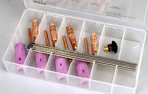 17 18 26 Tig Welding Torch Parts Kit Tungsten Collets - Picture 1 of 1