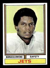 Burgess Owens 1974 Topps #175 New York Jets Ex