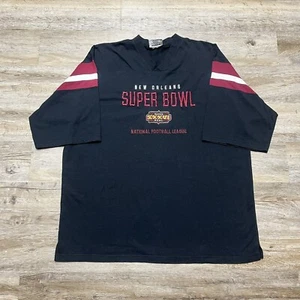 NFL Super Bowl XXXVI 36 Shirt Lee Sport Patriots St Louis Rams New Orleans 2XL - Picture 1 of 8