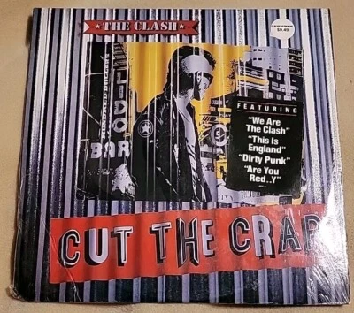 The Clash: Cut the Crap (1985, виниловая пластинка LP, Epic) FE 40017 с наклейкой-хайпом - Изображение 1 из 4