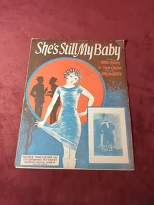 Vintage 1927 she's still my baby Sheet Music notes by Little Jack little - Picture 1 of 8