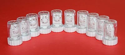 SPORTSWORLDVISION 20 x Kontaktlinsenbehälter – Hoch (Standard Barrel Case for Contact Lenses)