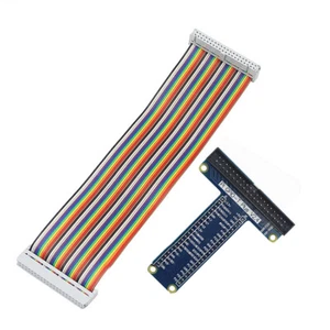 Carte d'extension type T + câble cavalier GPIO kit bricolage pour Raspberry Pi 3 4 2B 3B A - Photo 1/9