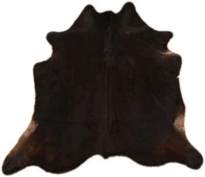 KUHFELL STIERFELL BRAUN ca. 220 x 200 cm RINDERFELL TEPPICH XL - Bild 1 von 4