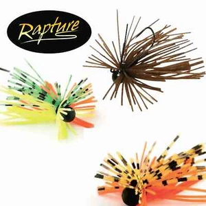 Anzuelo de pesca con cabeza de plantilla con falda Rapture Fizz Jig - Atracción extra para SoftBait x2 - Imagen 1 de 5